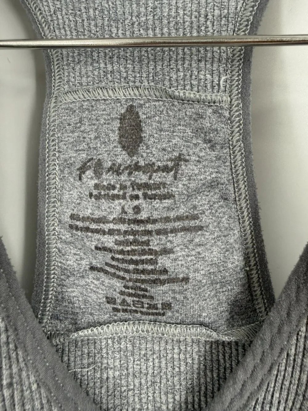 Women’s Free People Movement Free Throw Crop Tank Grey Size Large